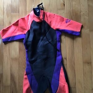 Spring suit Wetsuit Size small Retro Neon colors